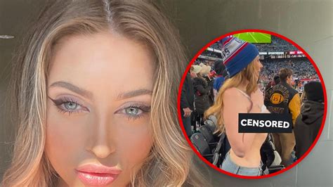 ava louise onlyfans|OnlyFans Model Ava Louise Flashes Chest at NFL Game After。